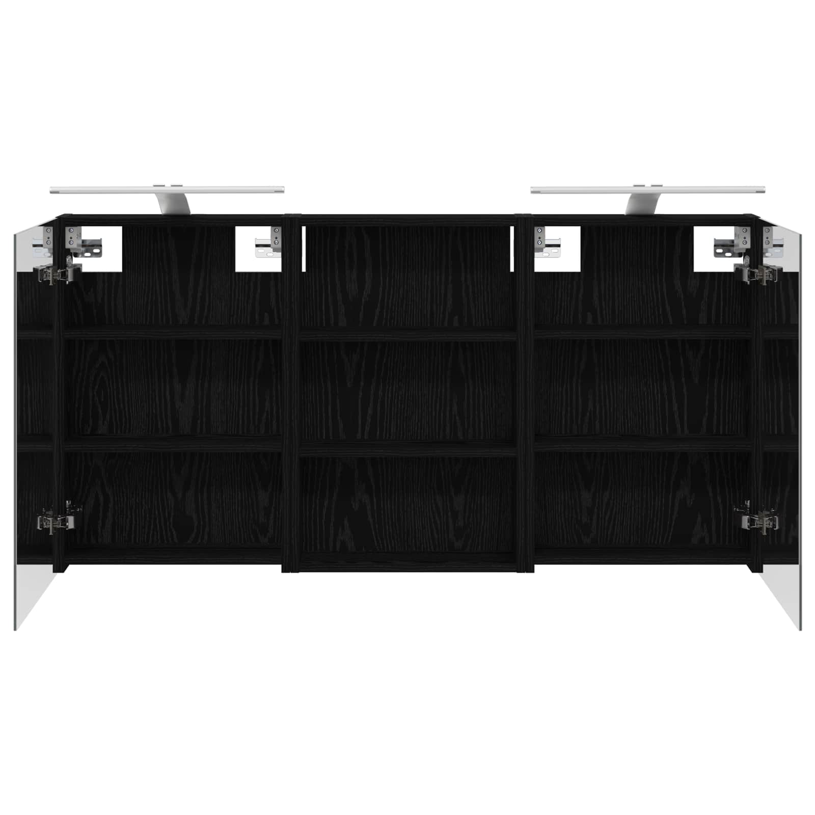 Badezimmerschrank-Set 3 pcs 120 x 10,5 x 60,5 cm Holzwerkstoff