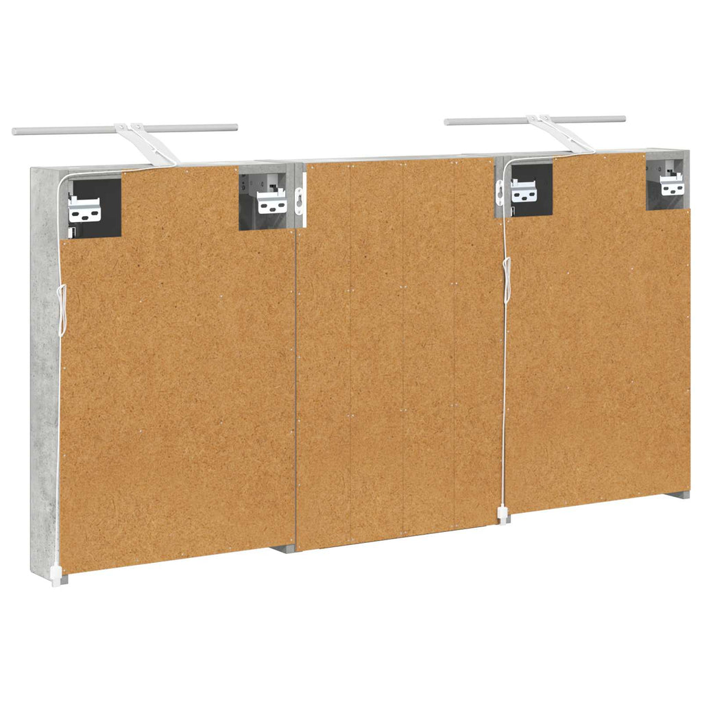 Badezimmerschrank-Set 3 pcs 120 x 10,5 x 60,5 cm Holzwerkstoff