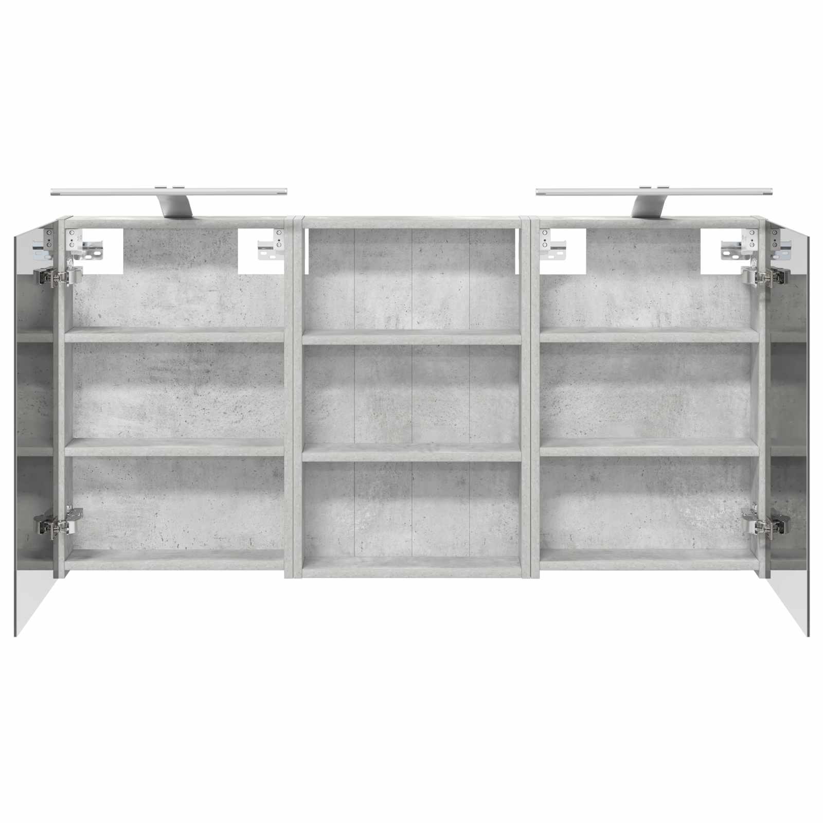 Badezimmerschrank-Set 3 pcs 120 x 10,5 x 60,5 cm Holzwerkstoff