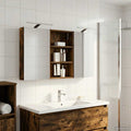 Badezimmerschrank-Set 3 pcs 120 x 10,5 x 60,5 cm Holzwerkstoff