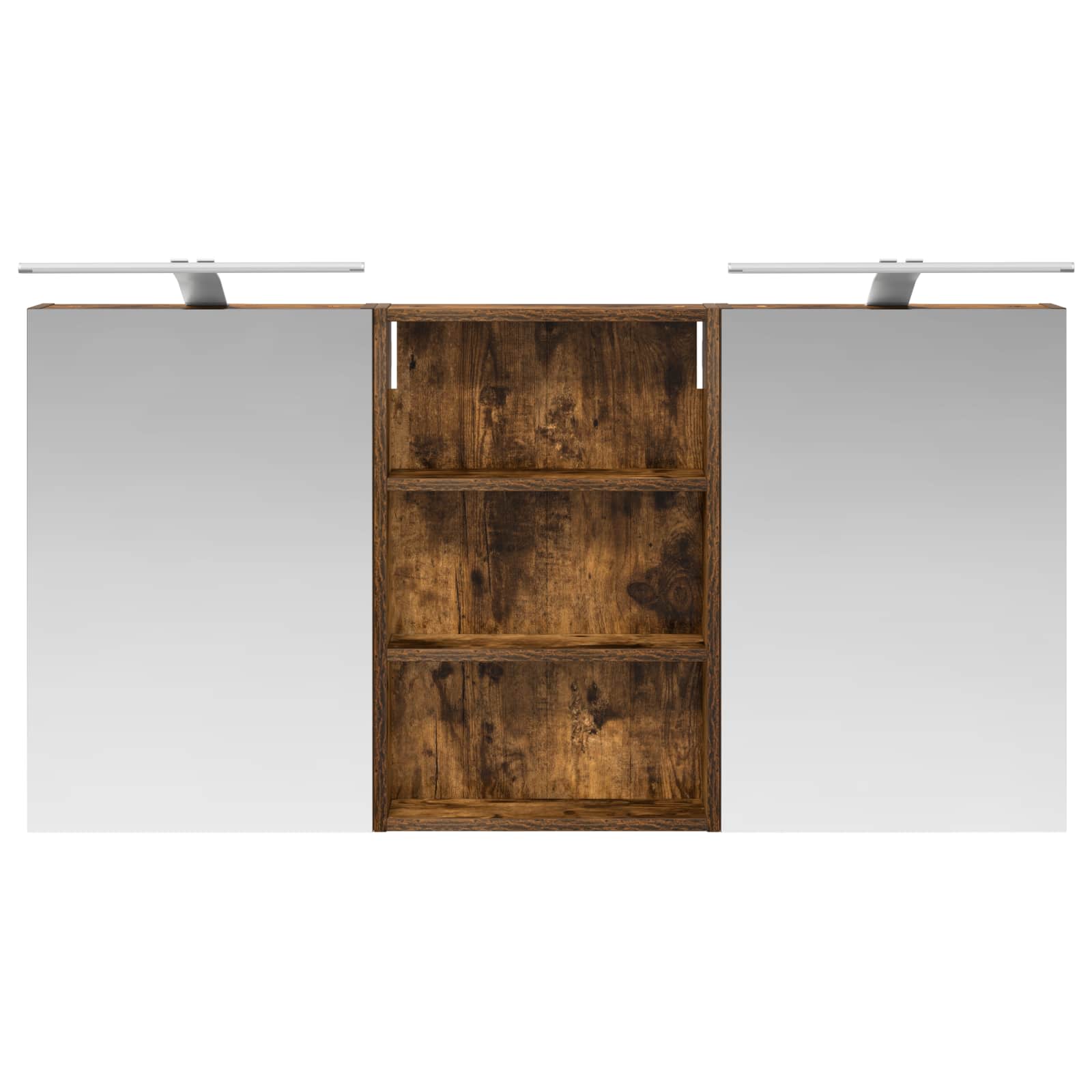 Badezimmerschrank-Set 3 pcs 120 x 10,5 x 60,5 cm Holzwerkstoff