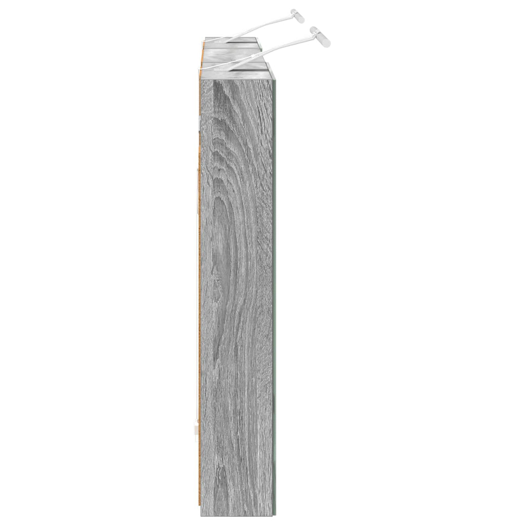 Badezimmerschrank-Set 3 pcs 120 x 10,5 x 60,5 cm Holzwerkstoff