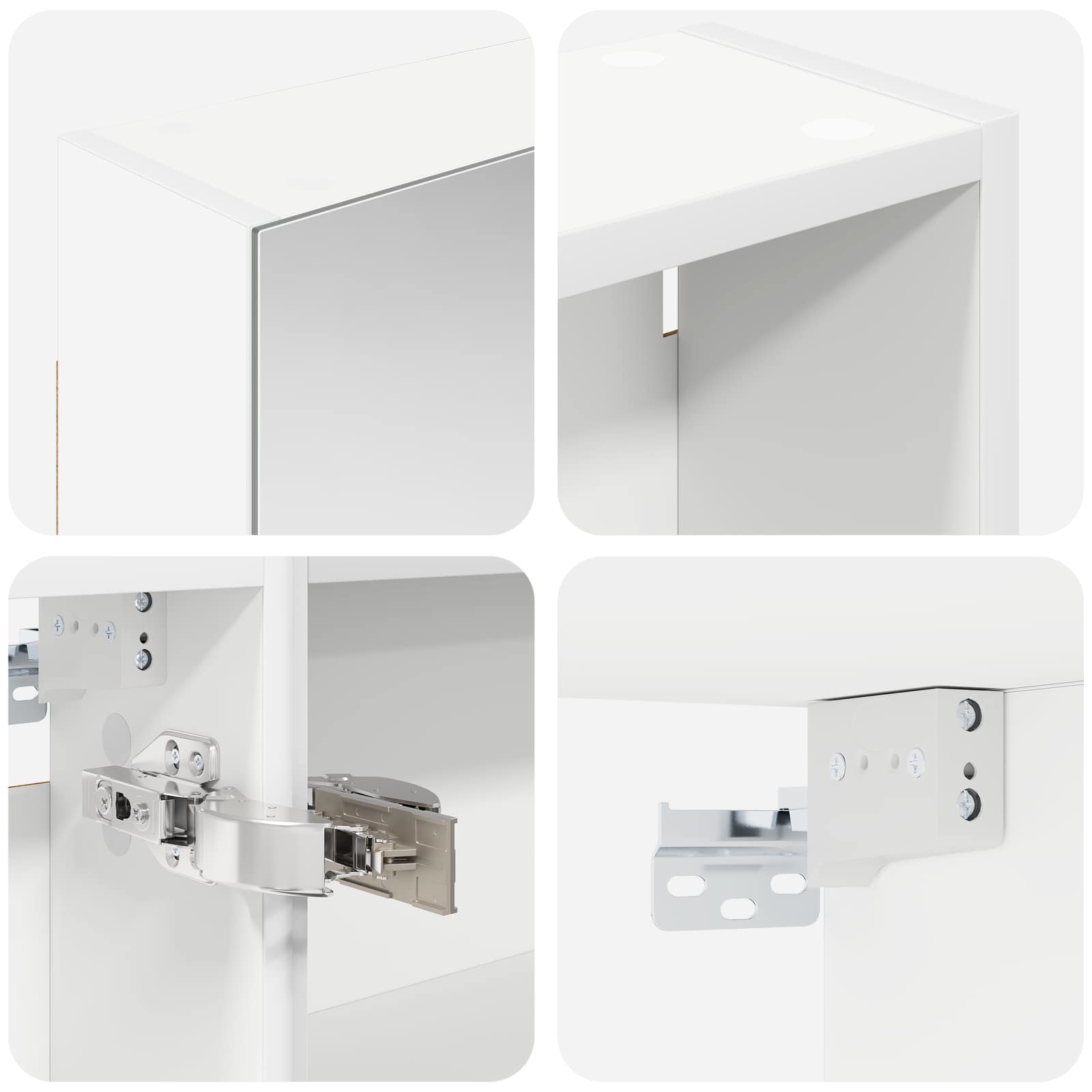 Badezimmerschrank-Set 3 pcs 120 x 14,5 x 70 cm Holzwerkstoff