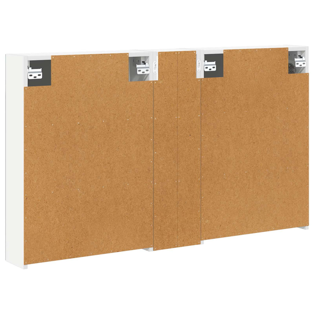 Badezimmerschrank-Set 3 pcs 120 x 14,5 x 70 cm Holzwerkstoff