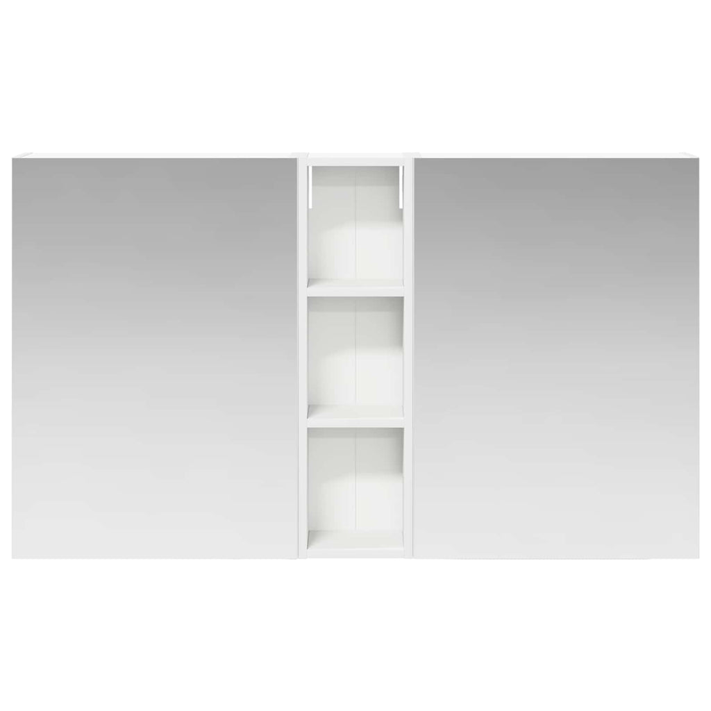 Badezimmerschrank-Set 3 pcs 120 x 14,5 x 70 cm Holzwerkstoff