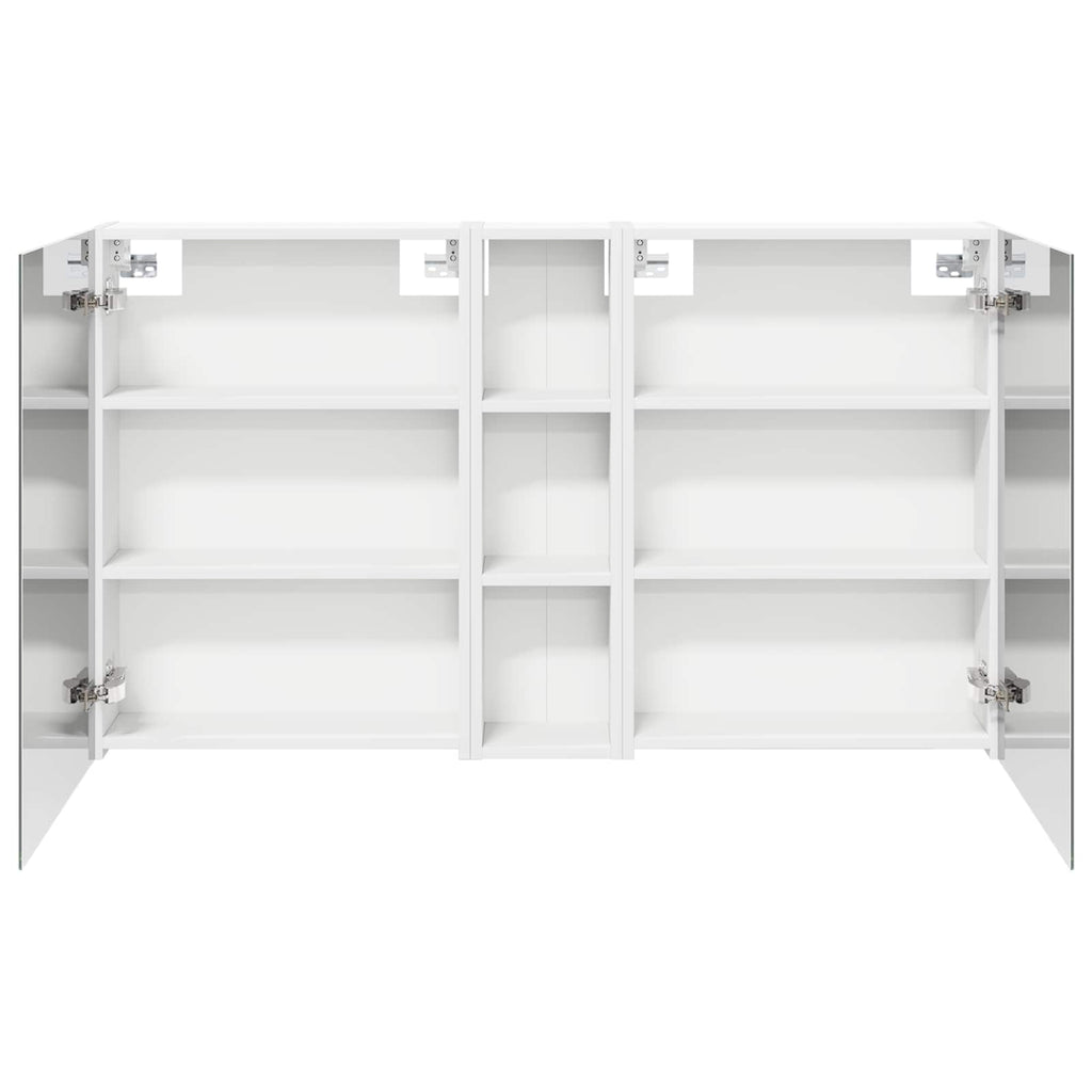 Badezimmerschrank-Set 3 pcs 120 x 14,5 x 70 cm Holzwerkstoff