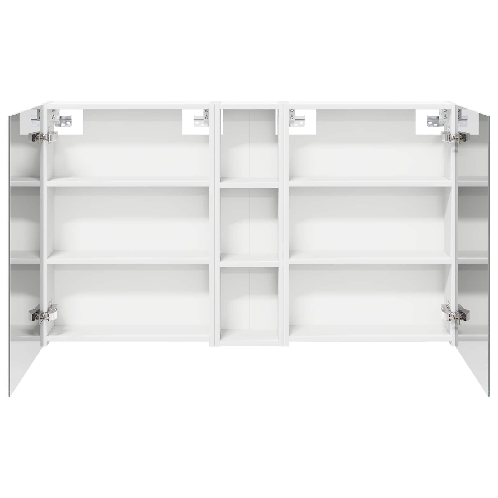 Badezimmerschrank-Set 3 pcs 120 x 14,5 x 70 cm Holzwerkstoff