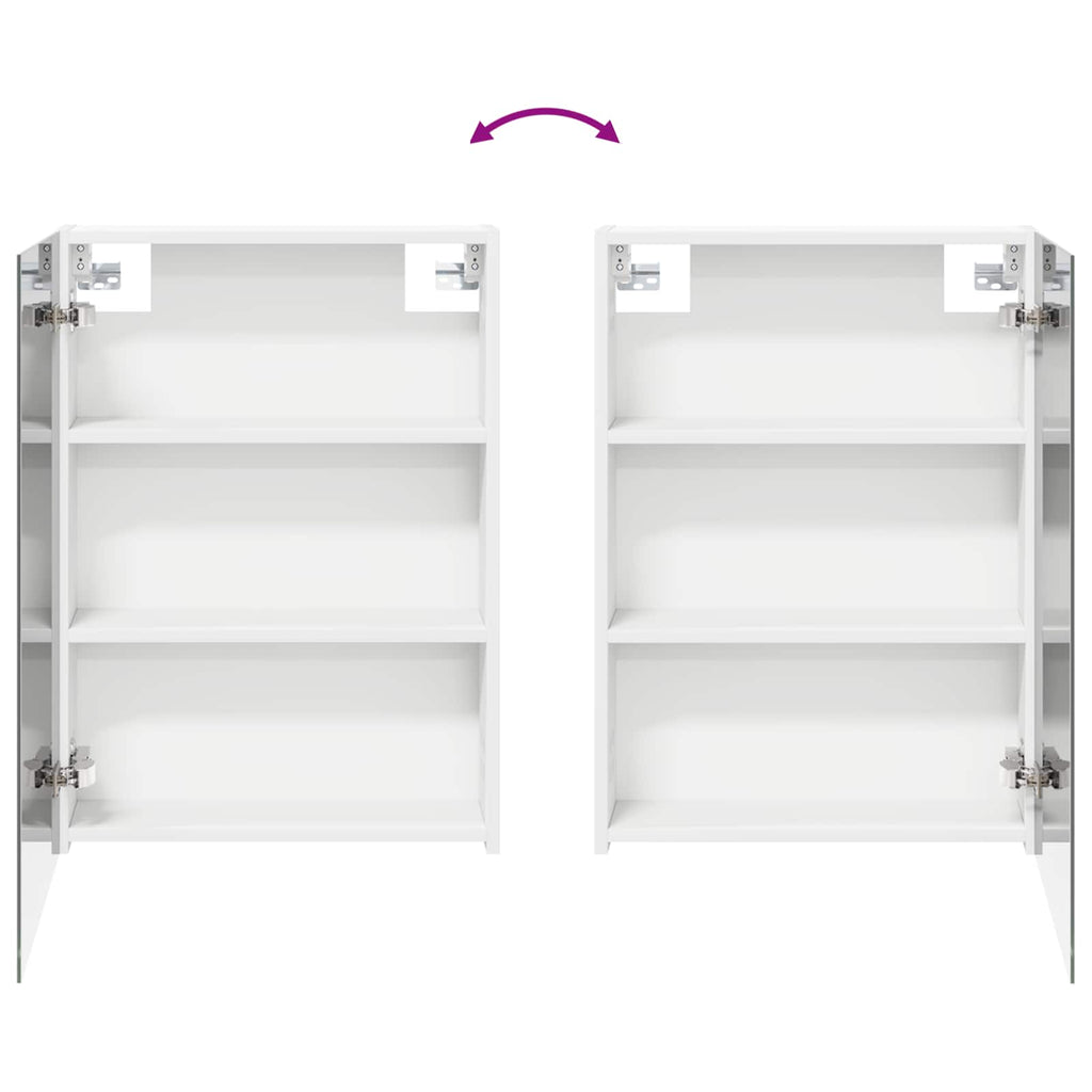 Badezimmerschrank-Set 3 pcs 120 x 14,5 x 70 cm Holzwerkstoff