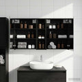 Badezimmerschrank-Set 3 pcs 120 x 14,5 x 70 cm Holzwerkstoff