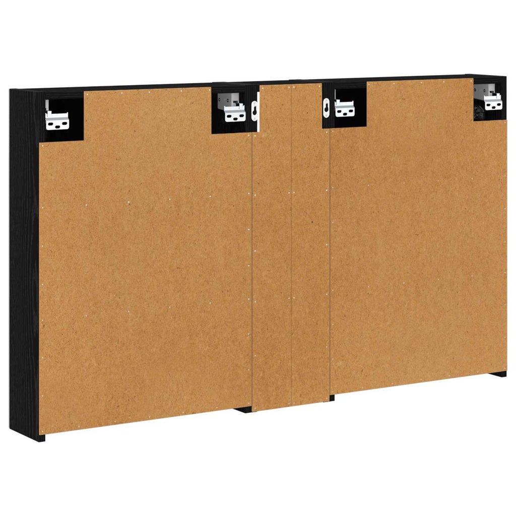 Badezimmerschrank-Set 3 pcs 120 x 14,5 x 70 cm Holzwerkstoff