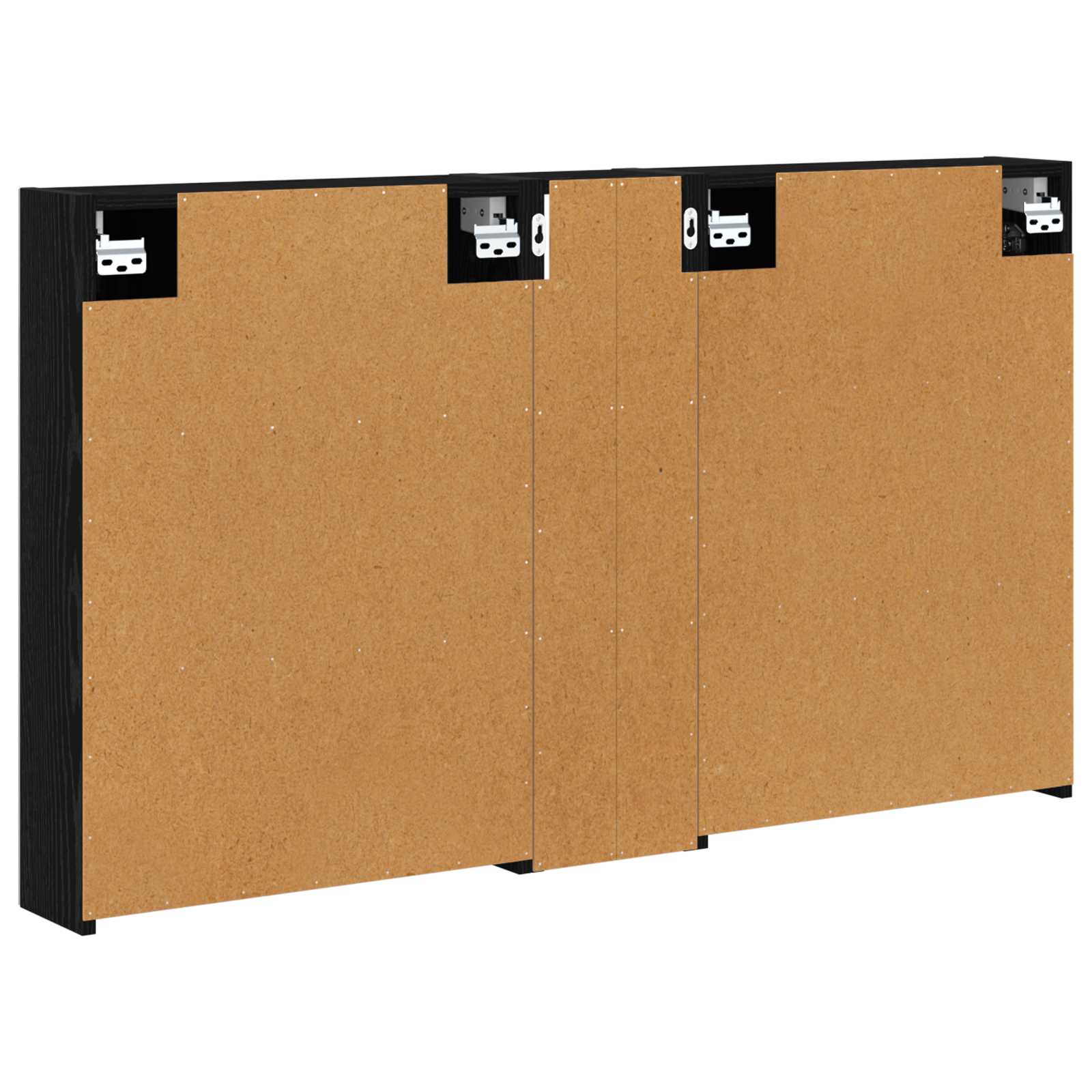 Badezimmerschrank-Set 3 pcs 120 x 14,5 x 70 cm Holzwerkstoff