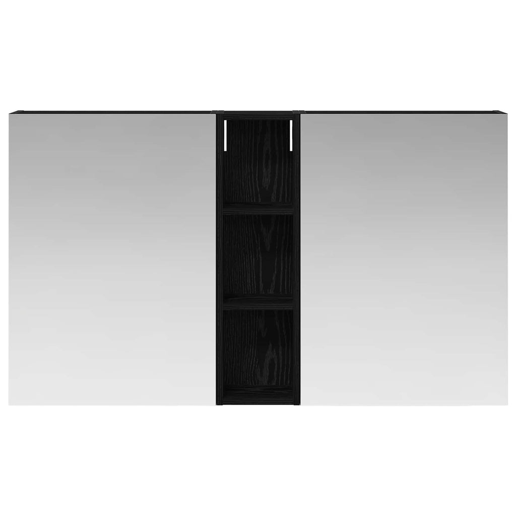 Badezimmerschrank-Set 3 pcs 120 x 14,5 x 70 cm Holzwerkstoff
