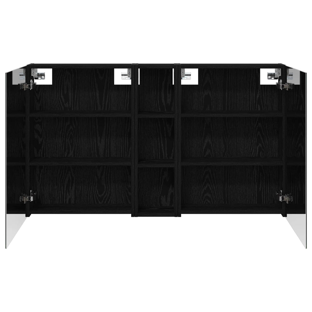 Badezimmerschrank-Set 3 pcs 120 x 14,5 x 70 cm Holzwerkstoff
