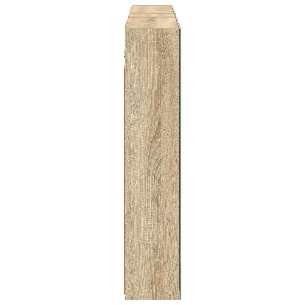 Badezimmerschrank-Set 3 pcs 120 x 14,5 x 70 cm Holzwerkstoff