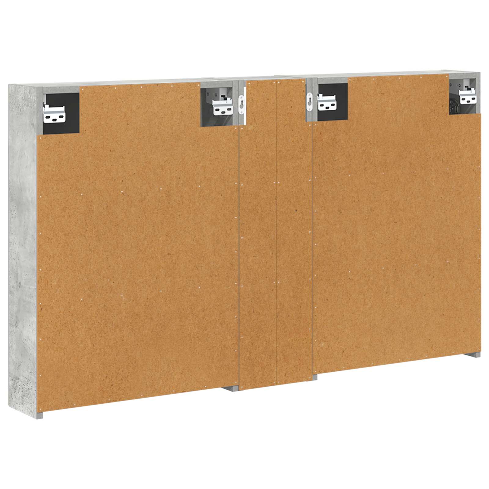 Badezimmerschrank-Set 3 pcs 120 x 14,5 x 70 cm Holzwerkstoff