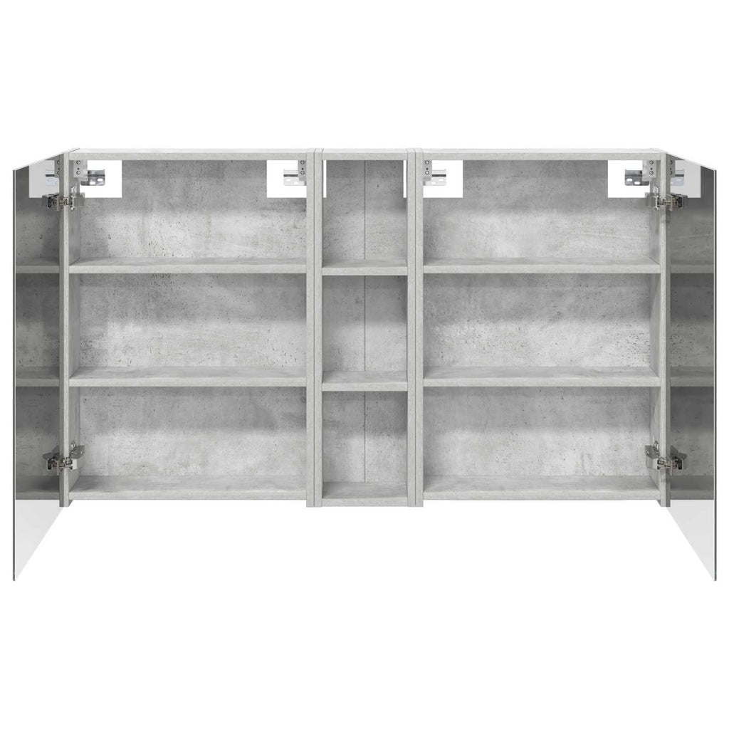 Badezimmerschrank-Set 3 pcs 120 x 14,5 x 70 cm Holzwerkstoff
