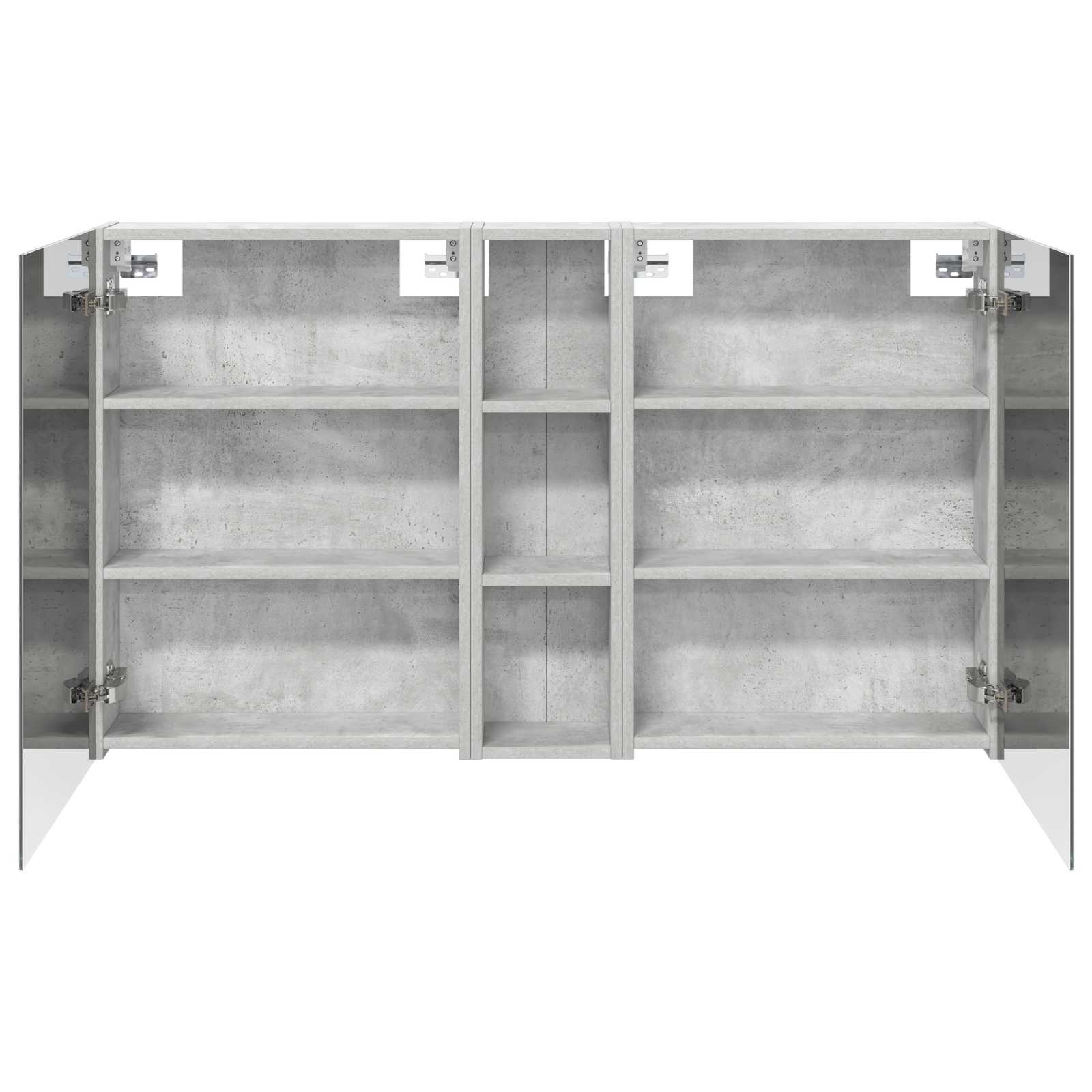 Badezimmerschrank-Set 3 pcs 120 x 14,5 x 70 cm Holzwerkstoff