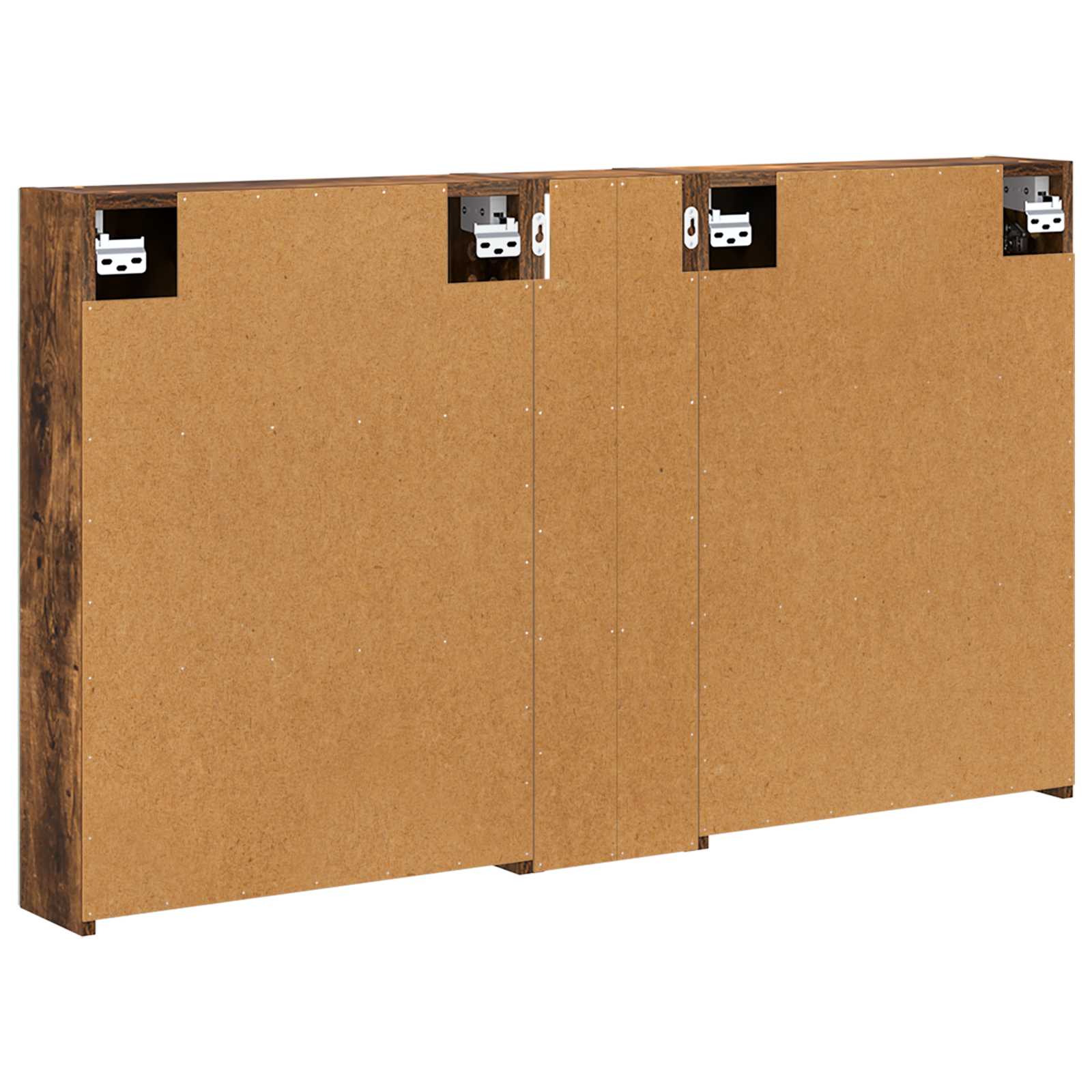 Badezimmerschrank-Set 3 pcs 120 x 14,5 x 70 cm Holzwerkstoff