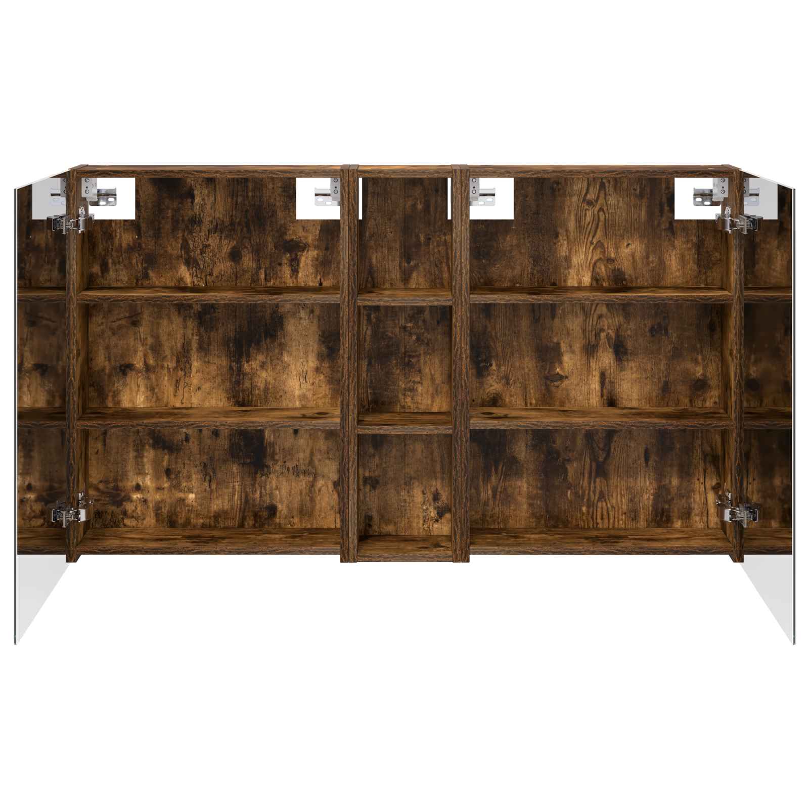 Badezimmerschrank-Set 3 pcs 120 x 14,5 x 70 cm Holzwerkstoff