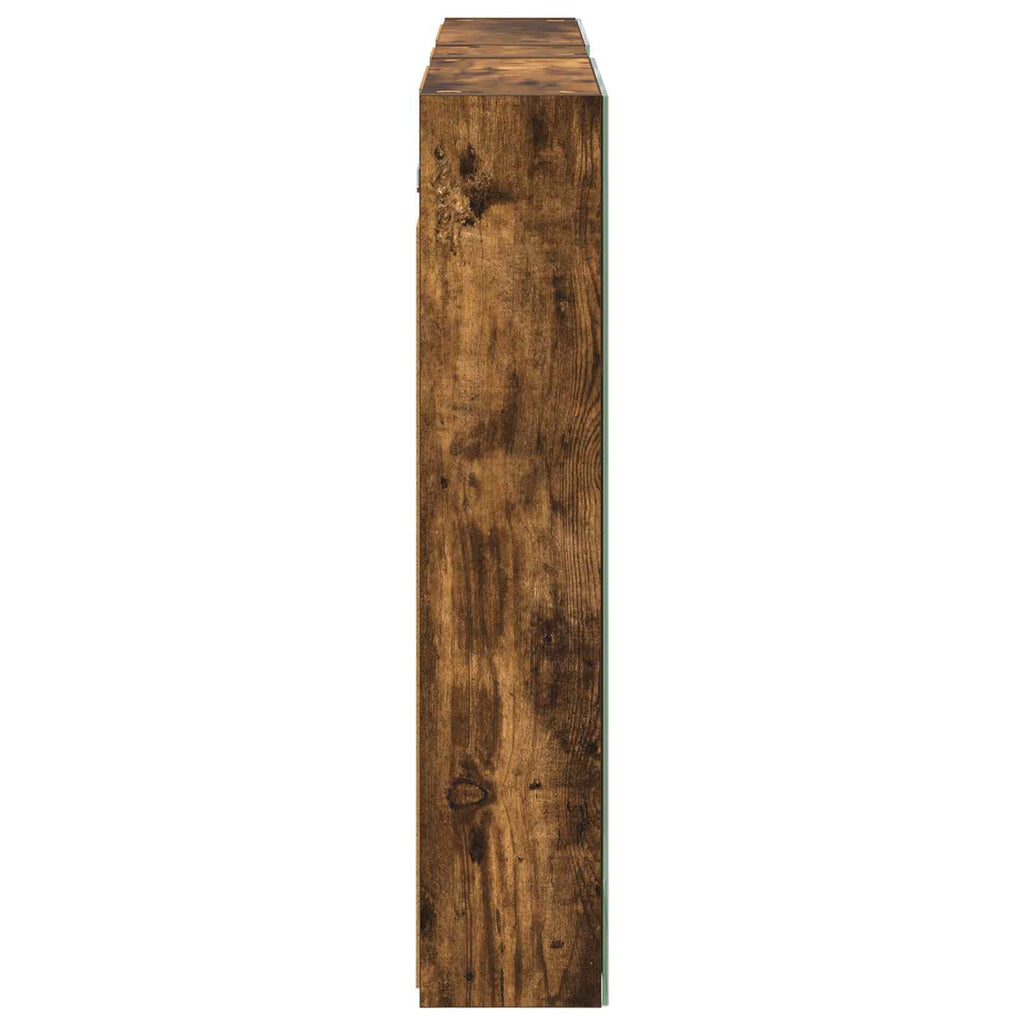 Badezimmerschrank-Set 3 pcs 120 x 14,5 x 70 cm Holzwerkstoff