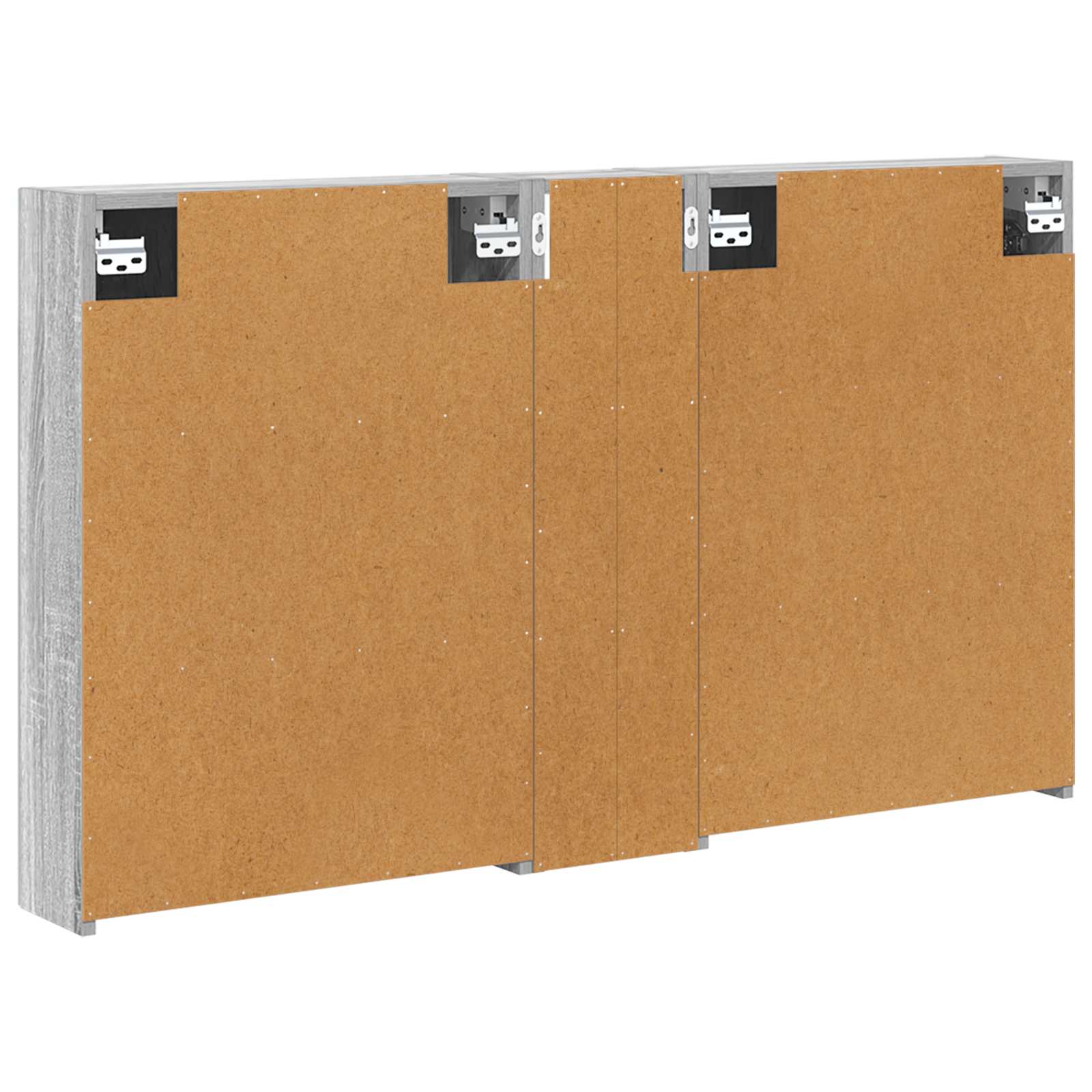 Badezimmerschrank-Set 3 pcs 120 x 14,5 x 70 cm Holzwerkstoff