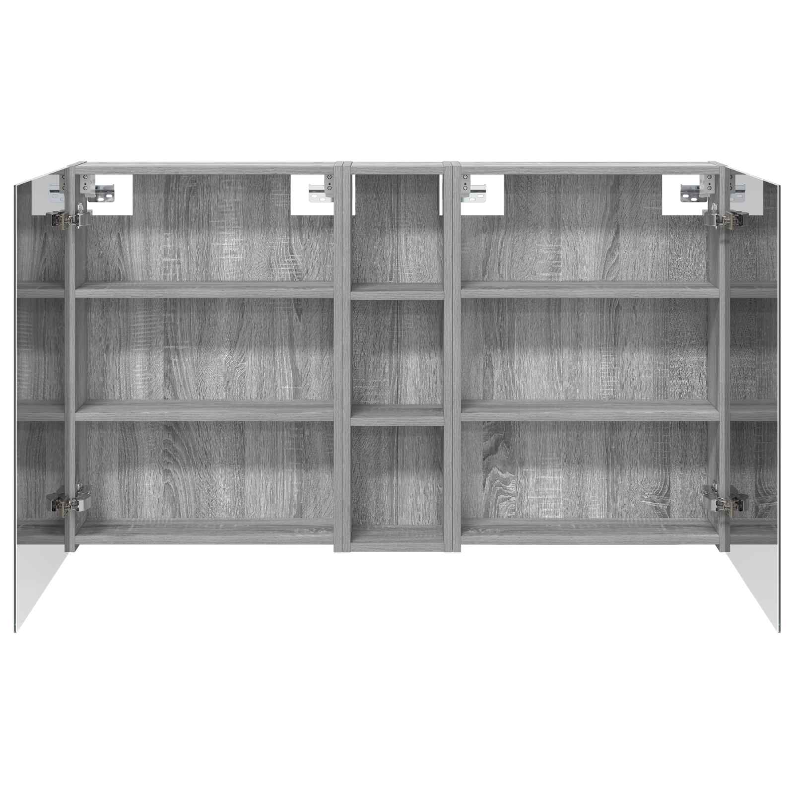Badezimmerschrank-Set 3 pcs 120 x 14,5 x 70 cm Holzwerkstoff