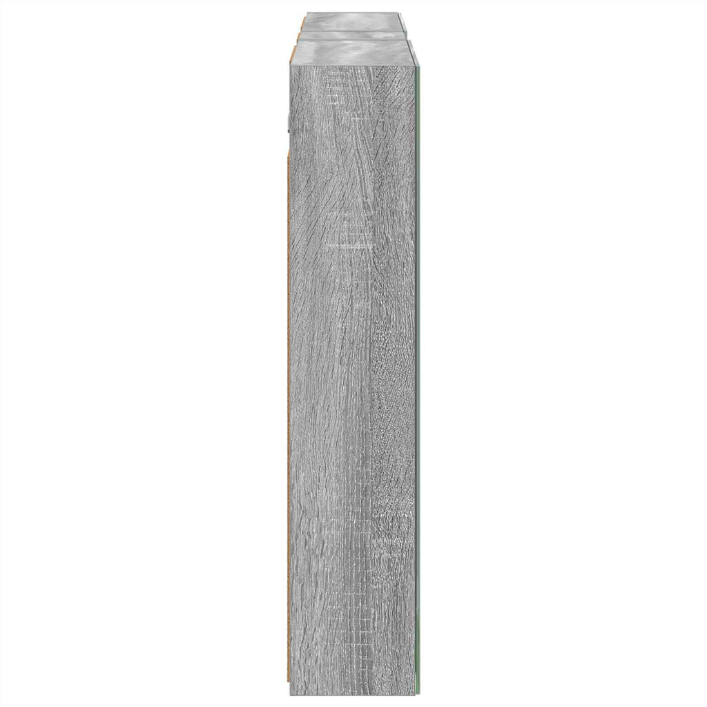 Badezimmerschrank-Set 3 pcs 120 x 14,5 x 70 cm Holzwerkstoff