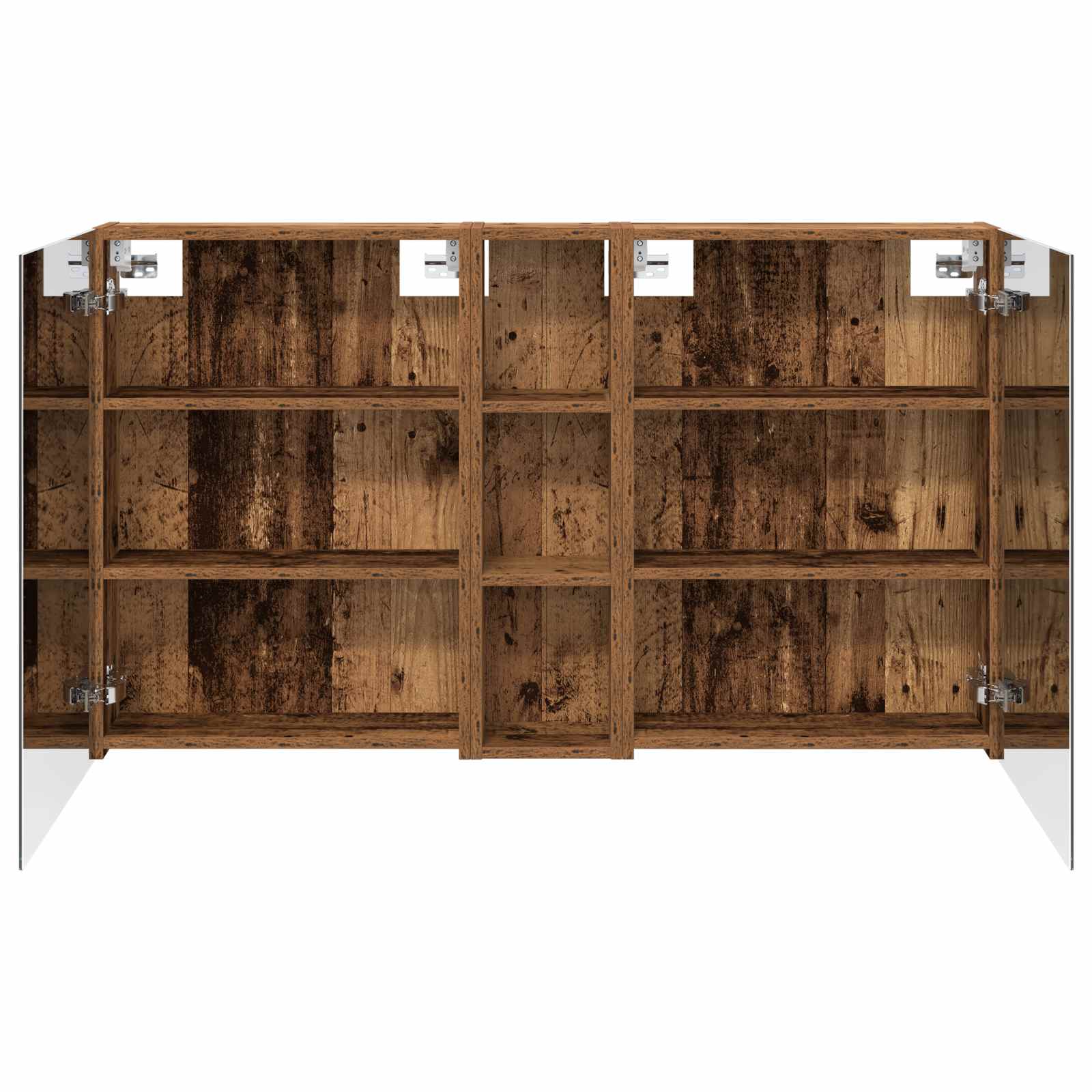 Badezimmerschrank-Set 3 pcs 120 x 14,5 x 70 cm Holzwerkstoff
