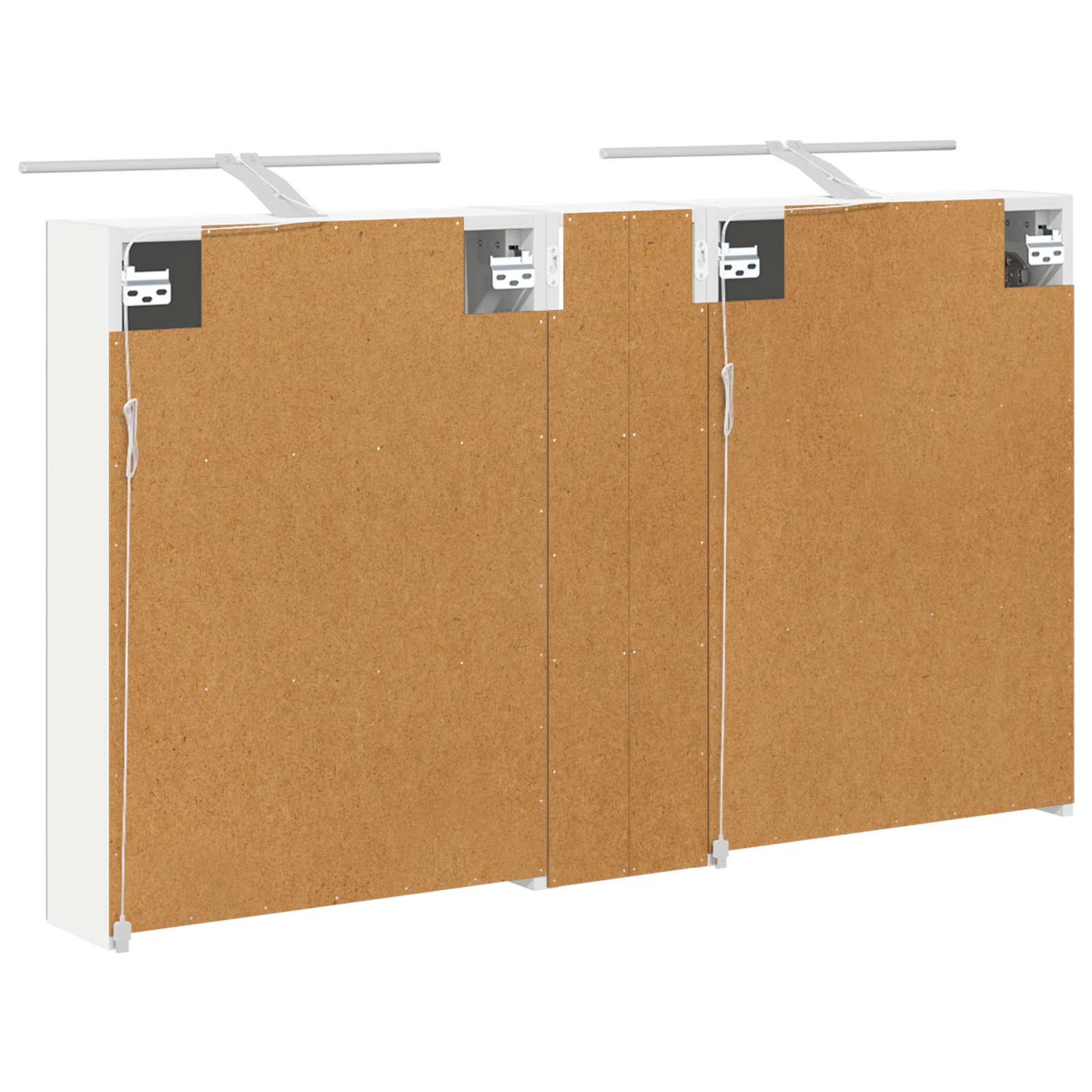 Badezimmerschrank-Set 3 pcs 120 x 14,5 x 70 cm Holzwerkstoff