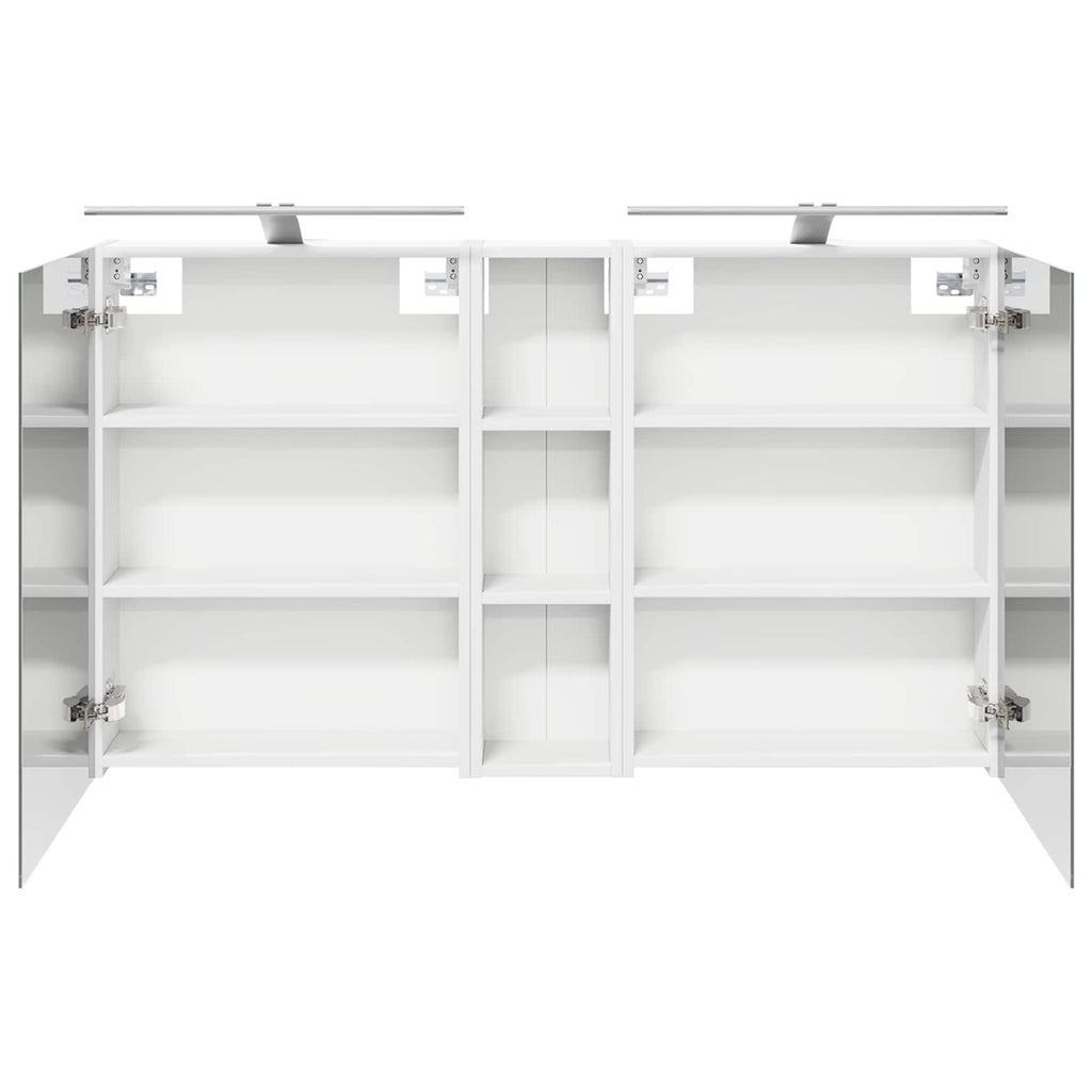 Badezimmerschrank-Set 3 pcs 120 x 14,5 x 70 cm Holzwerkstoff