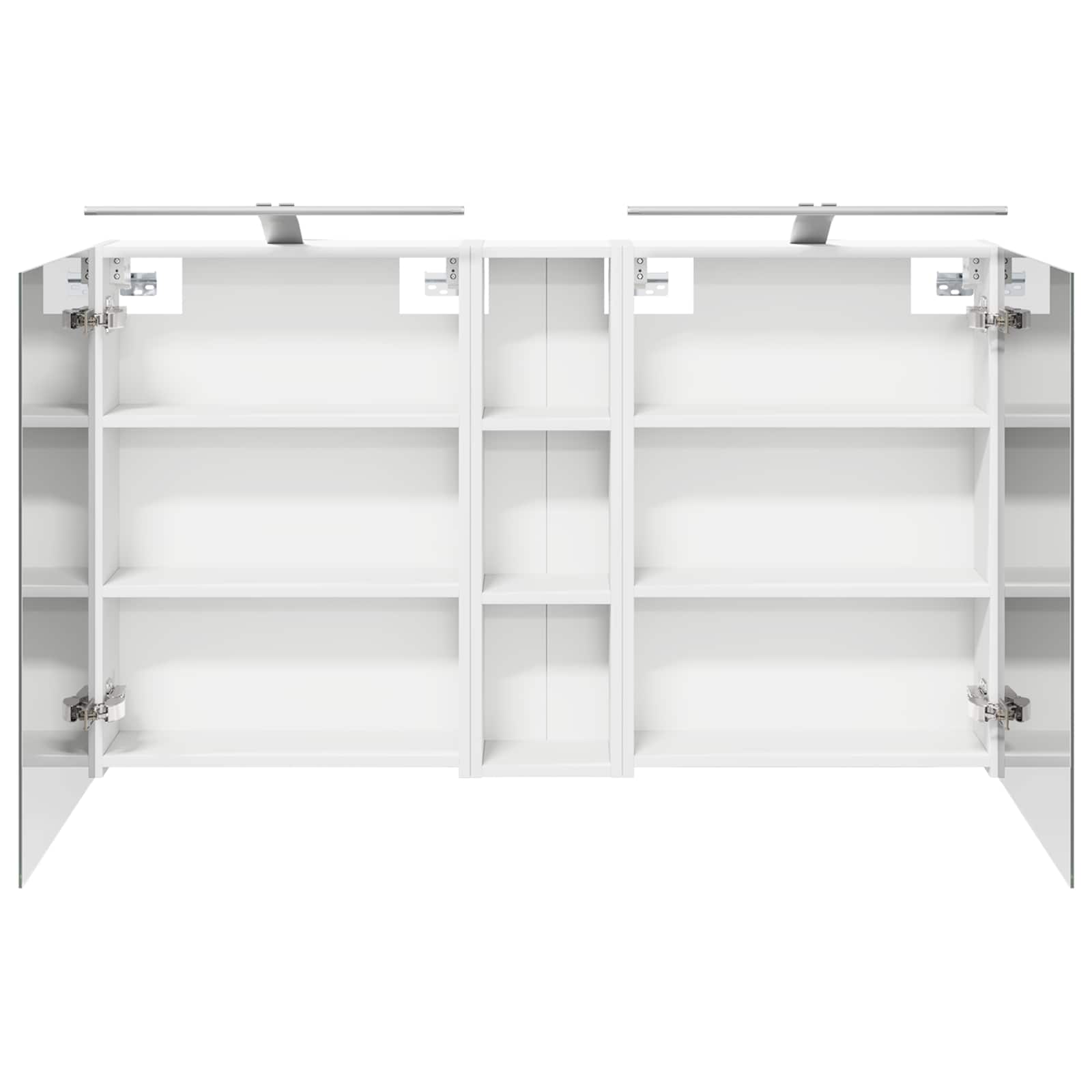 Badezimmerschrank-Set 3 pcs 120 x 14,5 x 70 cm Holzwerkstoff