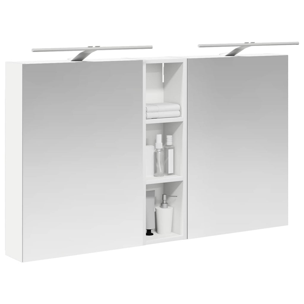Badezimmerschrank-Set 3 pcs 120 x 14,5 x 70 cm Holzwerkstoff