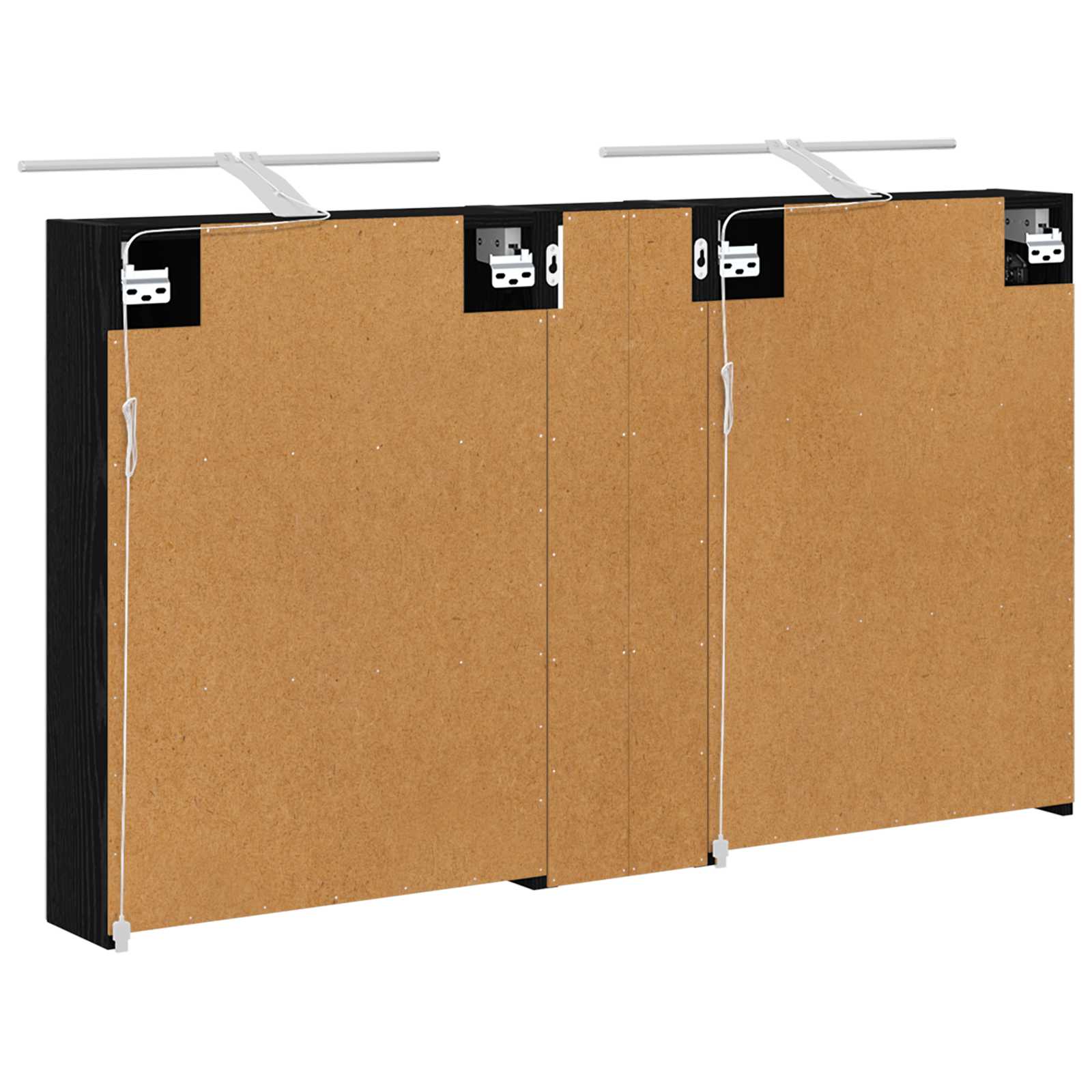 Badezimmerschrank-Set 3 pcs 120 x 14,5 x 70 cm Holzwerkstoff