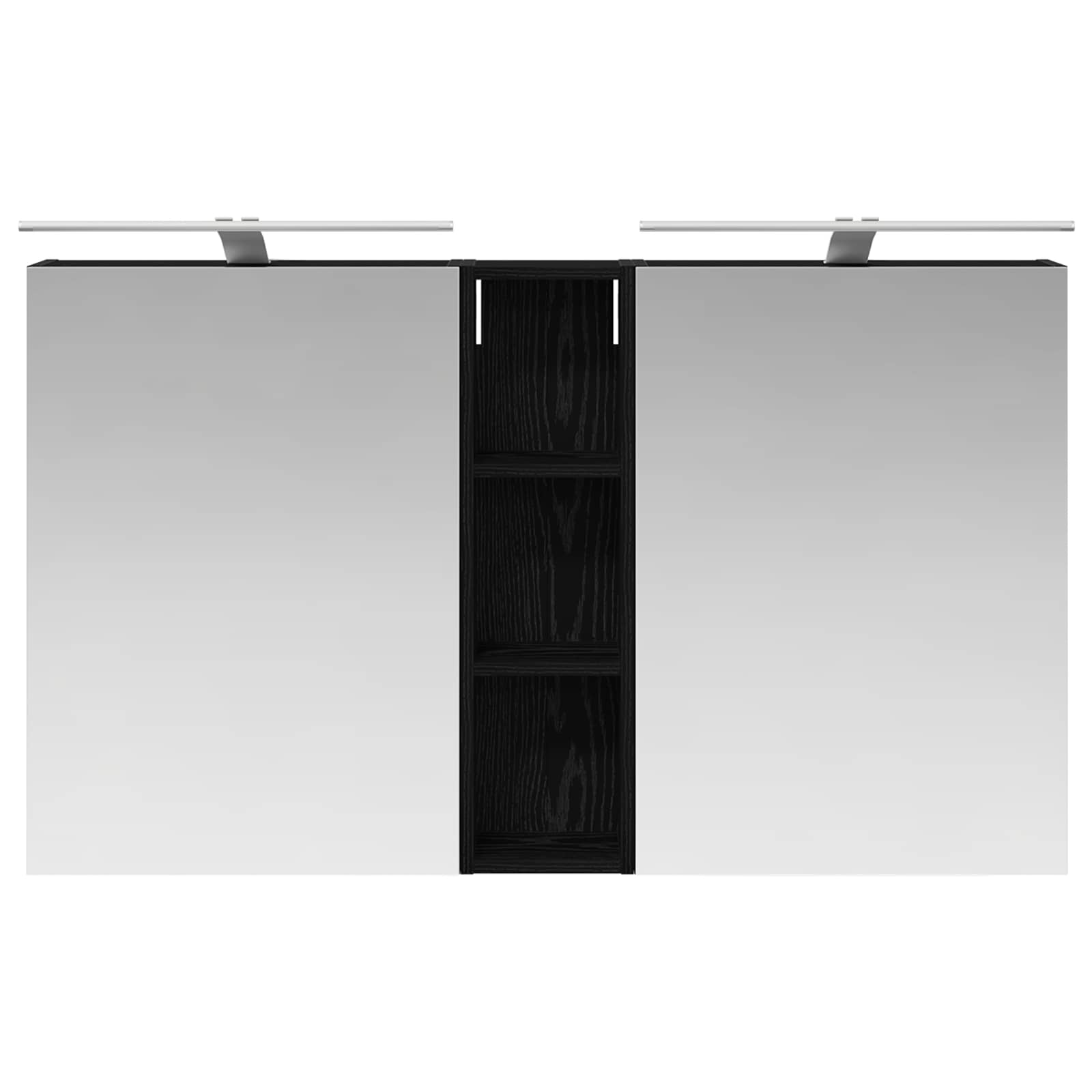Badezimmerschrank-Set 3 pcs 120 x 14,5 x 70 cm Holzwerkstoff