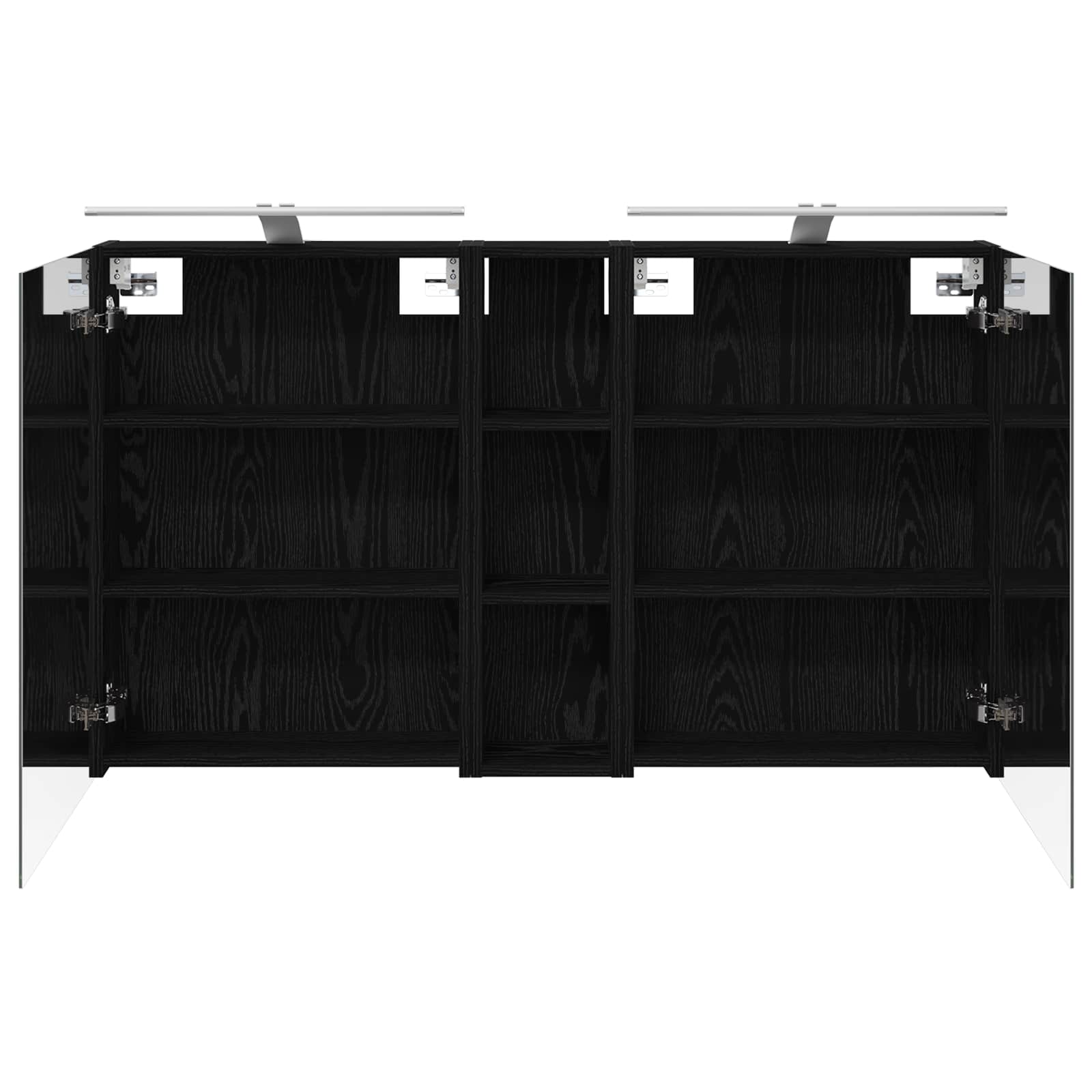 Badezimmerschrank-Set 3 pcs 120 x 14,5 x 70 cm Holzwerkstoff