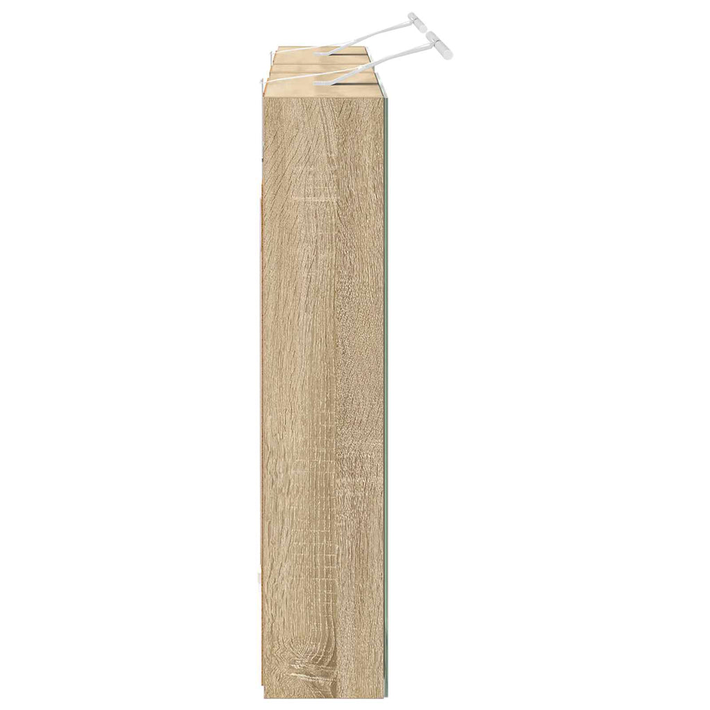 Badezimmerschrank-Set 3 pcs 120 x 14,5 x 70 cm Holzwerkstoff