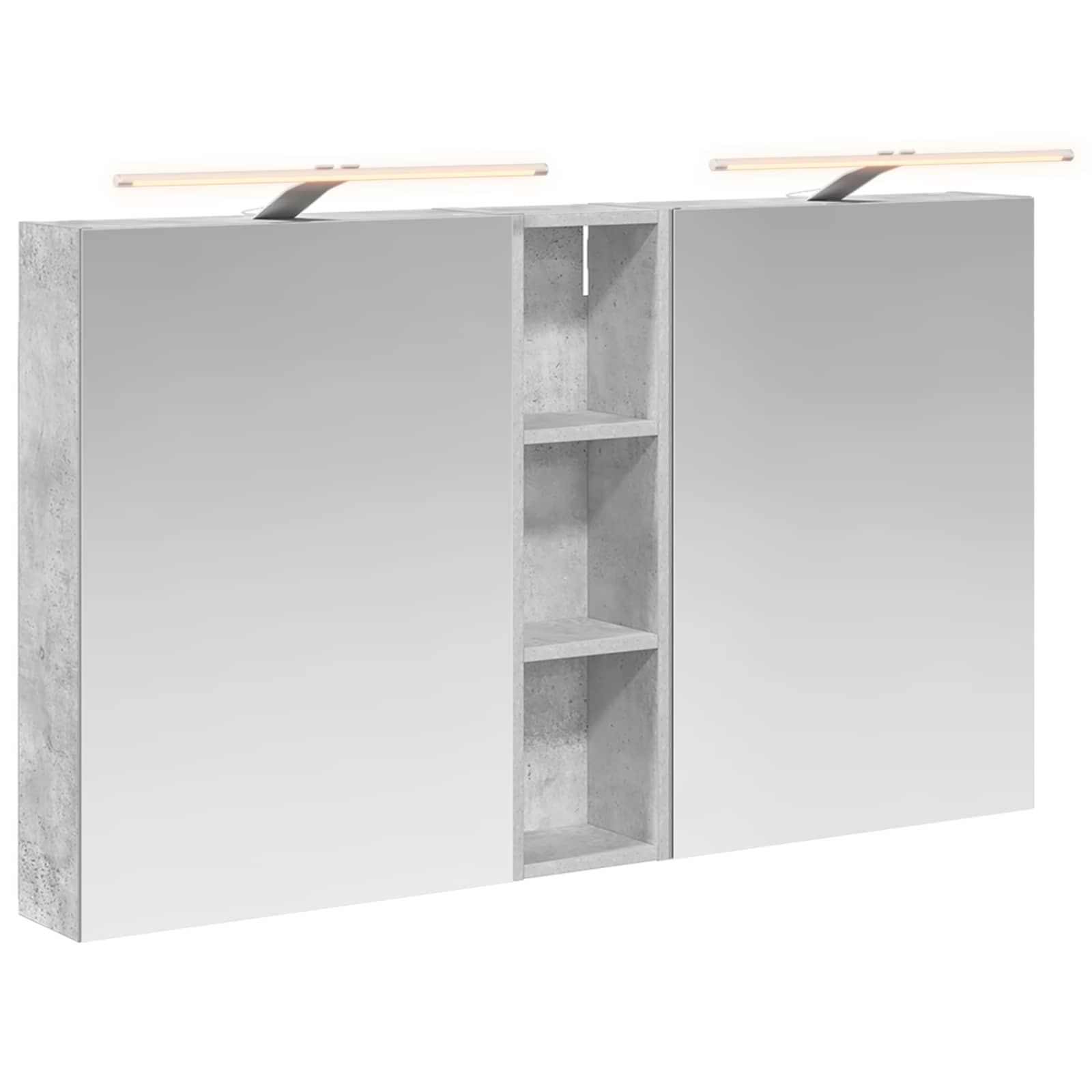 Badezimmerschrank-Set 3 pcs 120 x 14,5 x 70 cm Holzwerkstoff