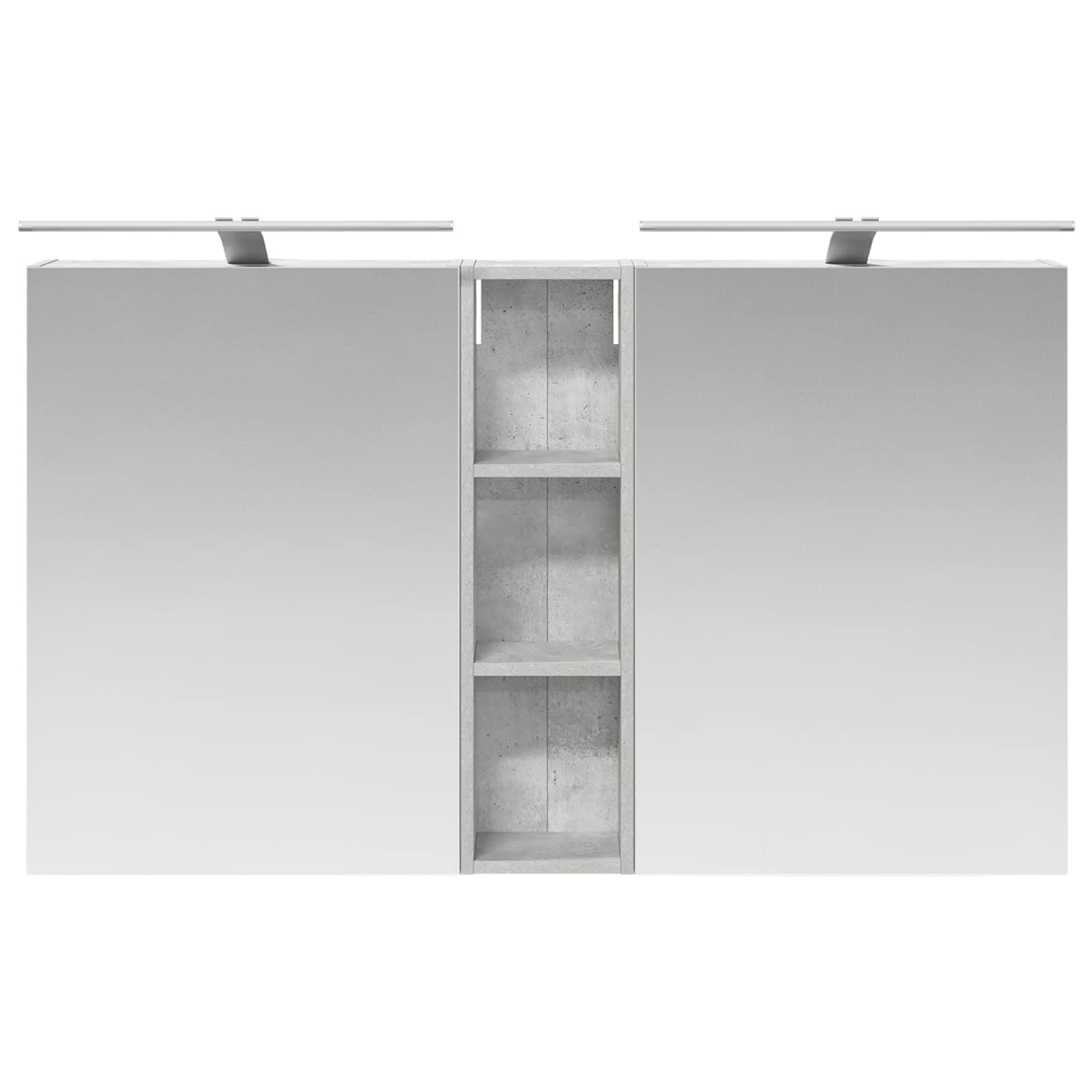 Badezimmerschrank-Set 3 pcs 120 x 14,5 x 70 cm Holzwerkstoff