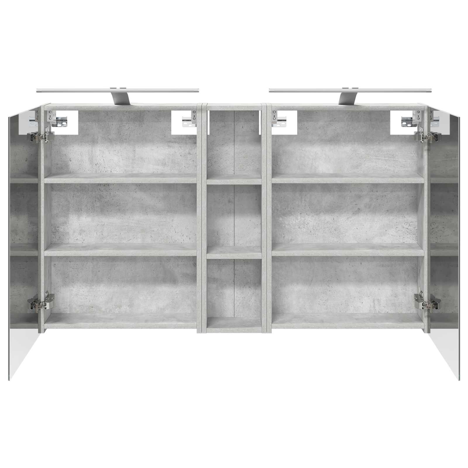 Badezimmerschrank-Set 3 pcs 120 x 14,5 x 70 cm Holzwerkstoff