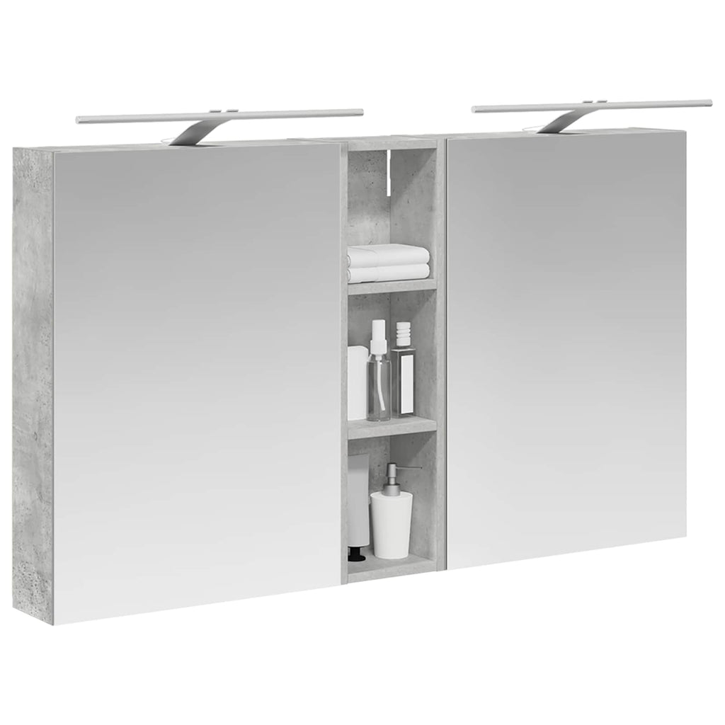 Badezimmerschrank-Set 3 pcs 120 x 14,5 x 70 cm Holzwerkstoff