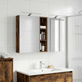 Badezimmerschrank-Set 3 pcs 120 x 14,5 x 70 cm Holzwerkstoff