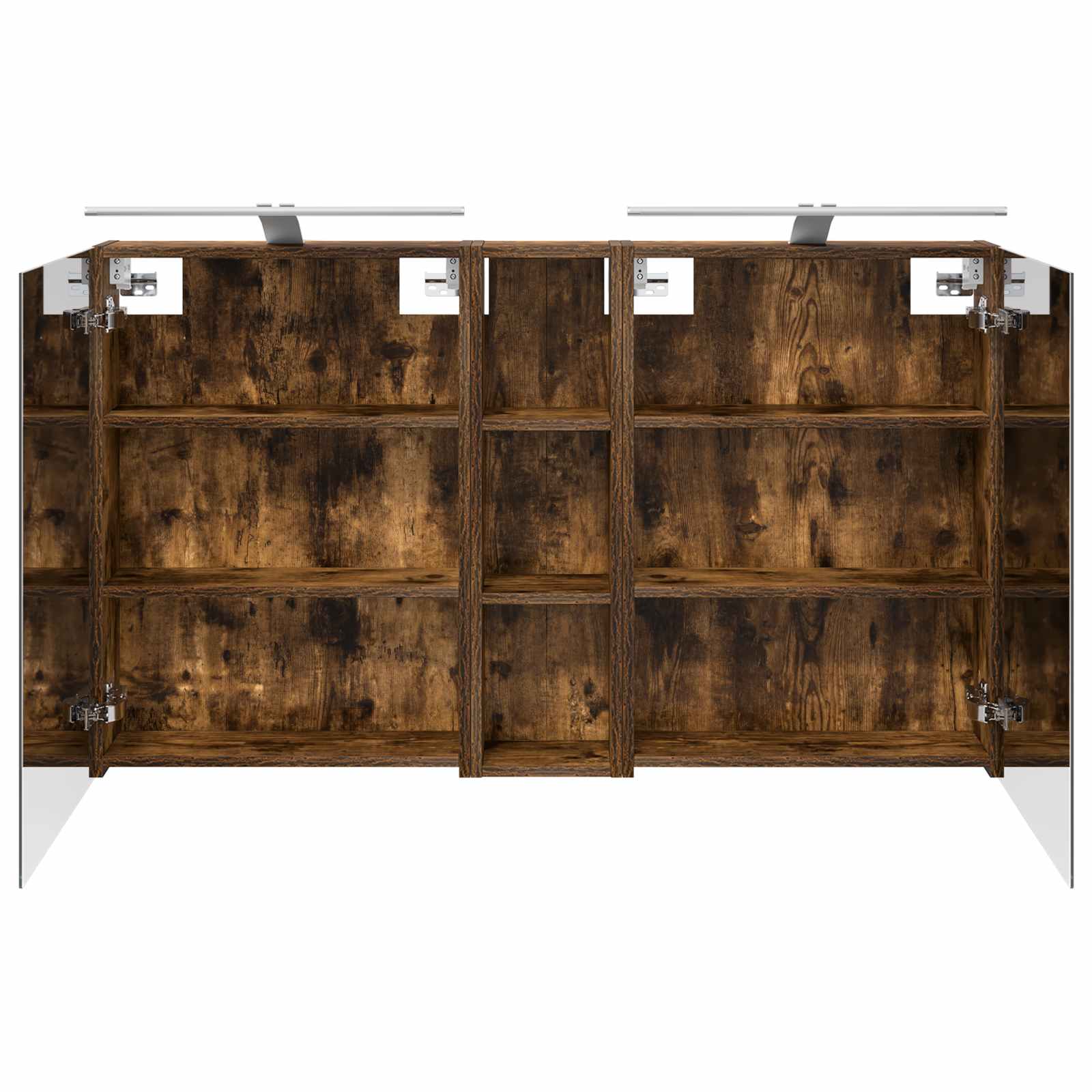 Badezimmerschrank-Set 3 pcs 120 x 14,5 x 70 cm Holzwerkstoff