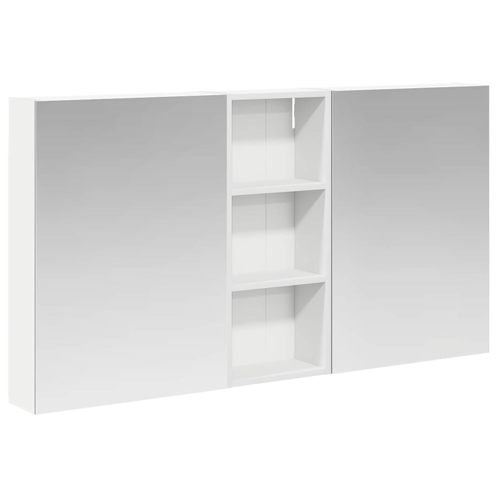 Badezimmerschrank-Set 3 pcs 130 x 14,5 x 70 cm Holzwerkstoff