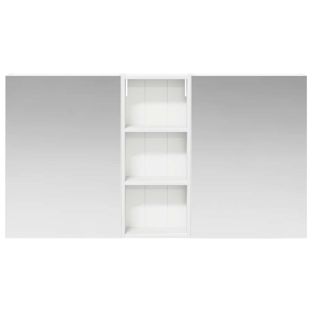 Badezimmerschrank-Set 3 pcs 130 x 14,5 x 70 cm Holzwerkstoff