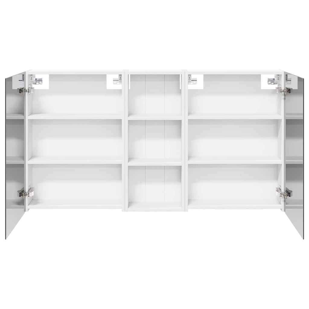 Badezimmerschrank-Set 3 pcs 130 x 14,5 x 70 cm Holzwerkstoff