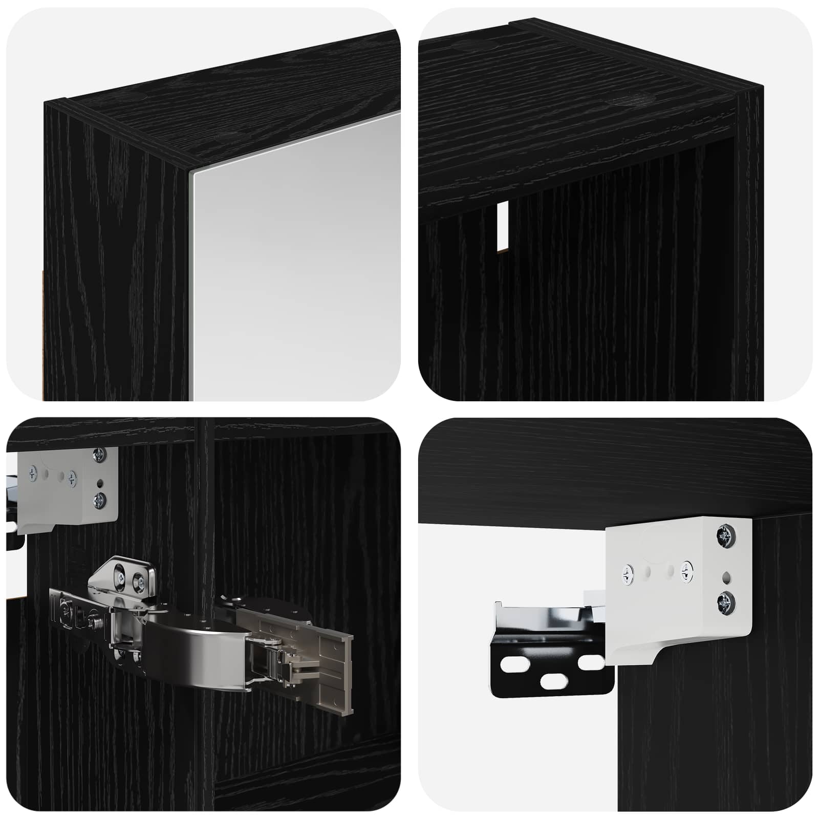 Badezimmerschrank-Set 3 pcs 130 x 14,5 x 70 cm Holzwerkstoff