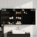 Badezimmerschrank-Set 3 pcs 130 x 14,5 x 70 cm Holzwerkstoff
