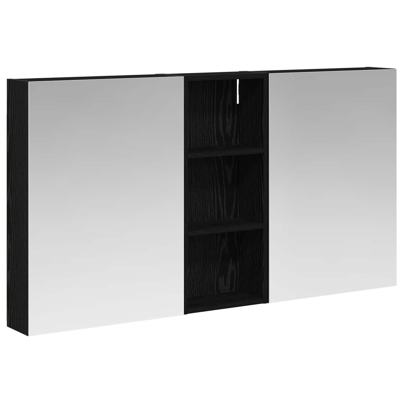 Badezimmerschrank-Set 3 pcs 130 x 14,5 x 70 cm Holzwerkstoff
