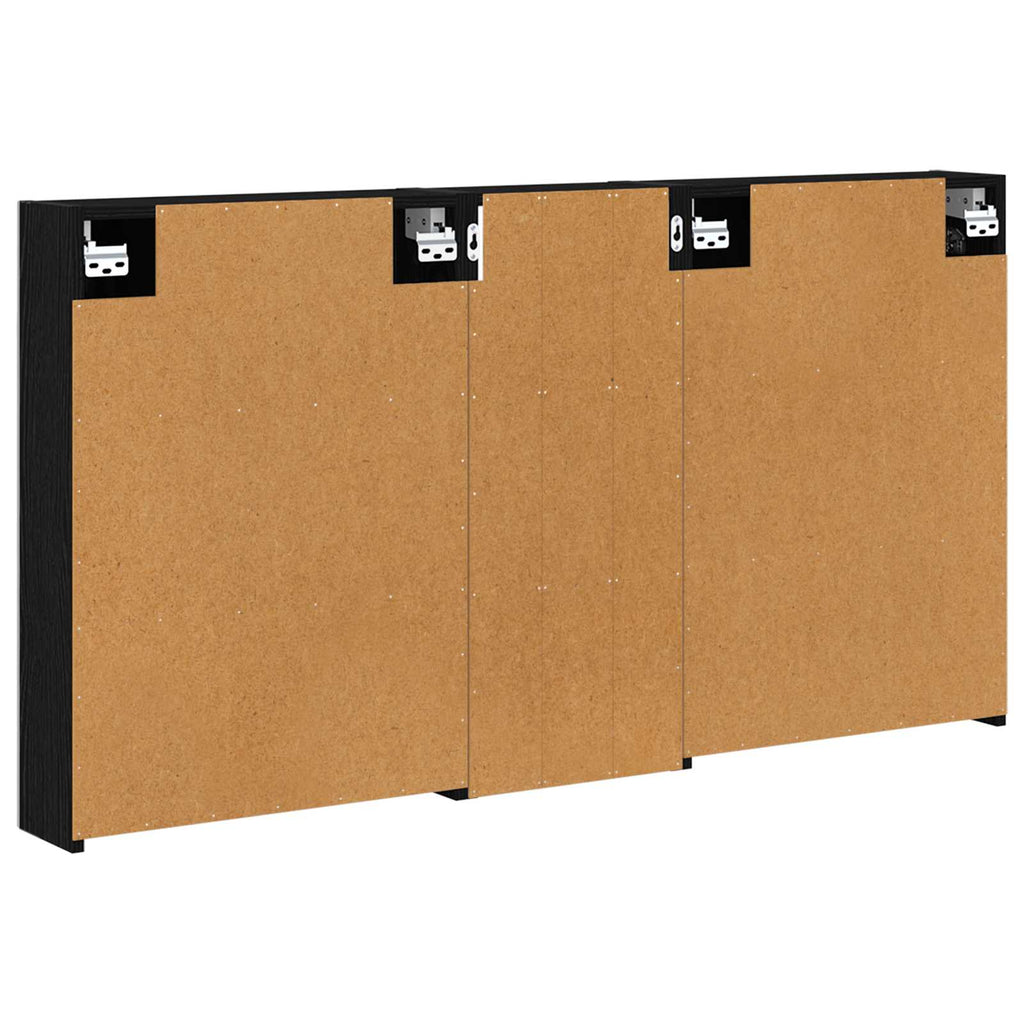 Badezimmerschrank-Set 3 pcs 130 x 14,5 x 70 cm Holzwerkstoff