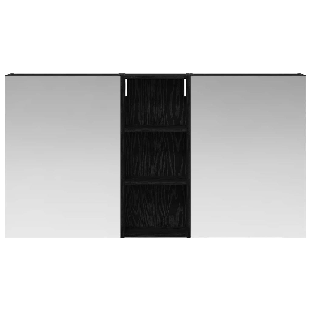 Badezimmerschrank-Set 3 pcs 130 x 14,5 x 70 cm Holzwerkstoff